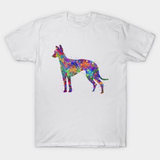 Greyhound dog watercolor T-Shirt